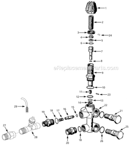 Page A Diagram and Parts List for PW352100  Campbell Hausfeld Pressure Washer